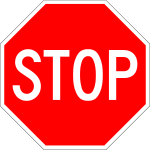 Illustration: Stop sign